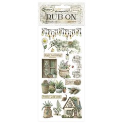 Stamperia Rub-Ons- Herbarium Silvae Cottage, DFLRB209