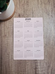 2023, 2024, or 2025 Year At A Glance Calendar Stickers for Planners and Journals