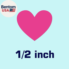 4000 PCS Small Heart Stickers for Kids, 1/2″ Tiny Mini Sticker, 20 Colors, 18 Sh