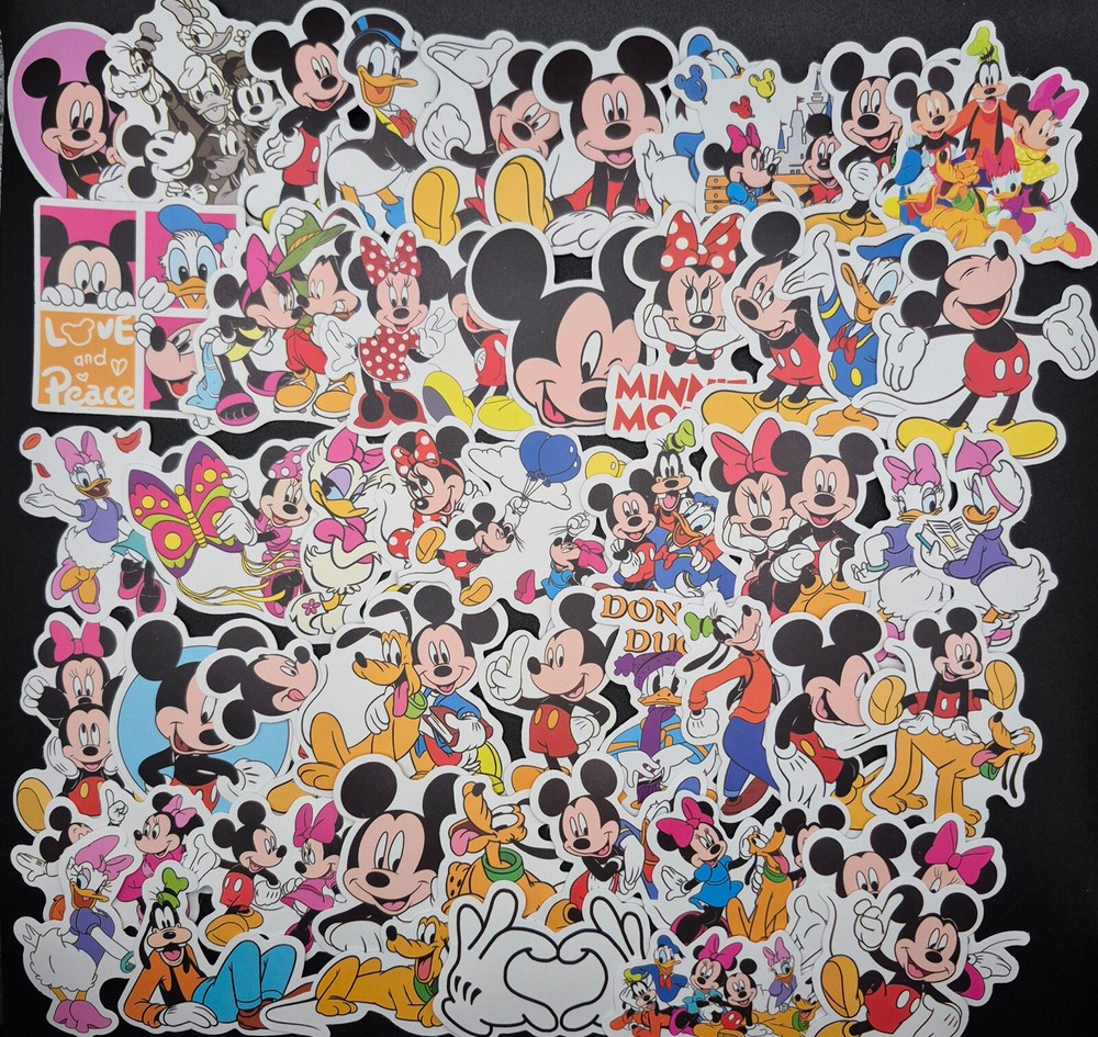 Disney Stickers 10 Pack Random Assortment Sticker Decal Characters – US Seller