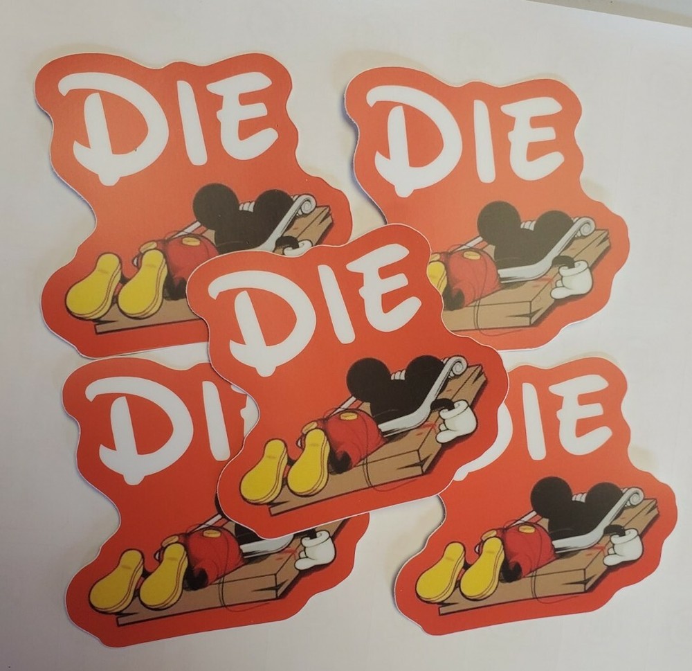 Disney Mickey Mouse 🐭 STICKERS PACK OF FIVE ** WORLDWIDE 🌐 SHIPPING **
