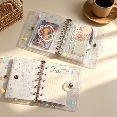 Binders Notebook Refillable Pages 5 Hole Design for Multiple Angles Writing Use