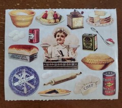 Vintage 1990’s The Gifted Line John Grossman baking/cooking themed sticker mod