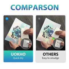 20 Sheets Holographic Sticker Paper A4 Size Vinyl Lamination Sticker Film