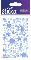 Water Splash Rain Puddle Pool Sticko Epoxy Stickers