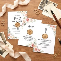 30Pcs Gold Wax Seal Stickers Envelope Seal Sticker -Adhesive Wax Stamp Sticke…