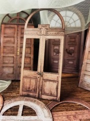20pc Story of Doors Die-Cut Cardstock Scrapbooking Cards Planner Journaling DIY
