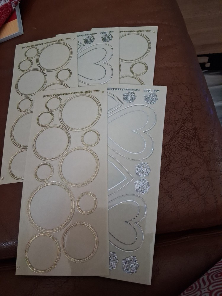 5X STICKERS SCRAPBOOKING NEW (ST1471) MIX TRANSPARENT