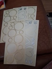 5X STICKERS SCRAPBOOKING NEW (ST1471) MIX TRANSPARENT
