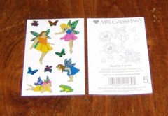 Mrs. Grossman Two Half Strip Stickers ~ Sparkle Fantasy/Magic….Fairies.