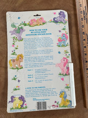 Rare My Little Pony G1 Adventure Sticker Book w/ stickers – Vintage MLP 1983