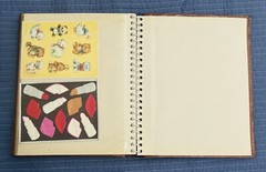 Vintage Sticker Album Hallmark AGC Puffy