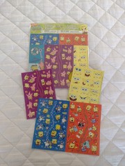 Vtg Y2k Lot of 9 SpongeBob Square Pants Sticker Sheets Patrick Star New