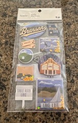 Recollections BRANSON MISSOURI Dimensional Stickers 9 Pieces
