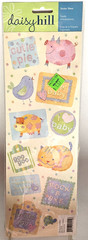 NIP Daisy Hill POLKA DOT Die-Cut Stickers use w/ Baby Polka Dot Pig & Polka Dot