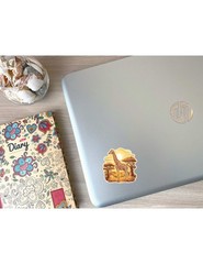 Safari Giraffe Die Cut Vinyl Stickers Set Notebook Laptop WaterBottle Sticker