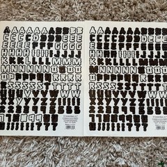 Creative Memories Making Memories Scrapbooking ABC/123 Sticker PC Letters Used