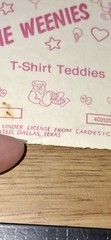Vintage Stickers Cardesign Teenie Weenies T Shirt Teddies Chrome 1 Mod,code20-1