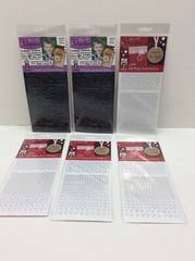 6 – Hot Off The Press Dazzles White Jewel & Family and Friends Sheets of Sticker