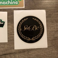 Lot of 4 Vintage Sobe drink Stickers Spellout Dirt Bike Motorcycle Decal 90s Y2K