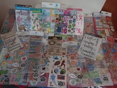 HUGE STICKER LOT~100 PACKS~ ALL SEALED~VARIETY OF THEMES-JOLEES’S MARTHA STEWART