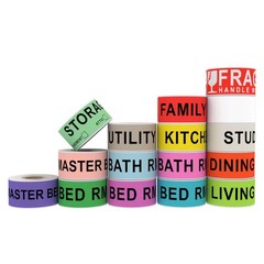 960 Count Home Moving Labels,16 Rolls Different Color Coding Moving Labels fo…