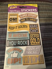 TREND superSHAPES STICKERS MOTIVATING MESSAGES T-46453