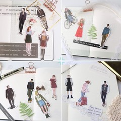 150Pcs People Stickers for Journaling Supplies, 2-3.42 inches, Vivid Color