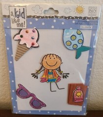 20 Pks/Sheets Stickers, Embellishments 4 Crafts, Scrapbooking Summer, Water #155