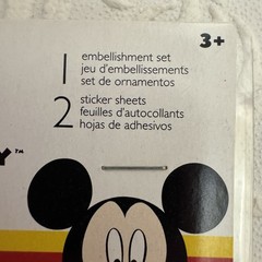 DISNEY EK Success Scrapbook Stickers Mickey Mouse and Friends Lot Of 6 Packs NEW