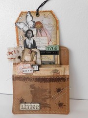 Junk Journal Add-on Inserts Envelope & Tag Set Vtg Style Tim Holtz Dolls Set D