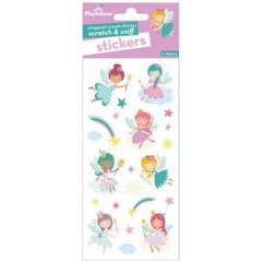 2 Sheets Fairy Princess Scented Stickers Papercraft Party Favors DIY Crafts
