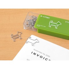 Midori D-Clips Paper Clips – Dog A
