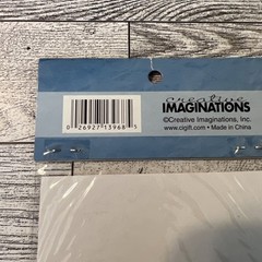 CREATIVE IMAGINATIONS ALLISON CONNORS Distressed Metal Words Baby Boy self-adh