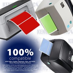 4” X 2″ Direct Thermal Perforated Stickers Labels for Barcodes, Address, Smal…