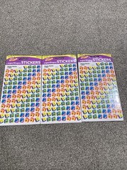 TREND Happy Books superShapes Stickers, 800 Per Pack, 3 Packs