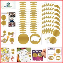 100 Pcs Scratch Off Stickers Sitckers 2 inches Round Self Adhesive Scratch Of…
