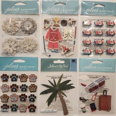 JOLEE’S BOUTIQUE Lot Of 24 Scrapbooking Sticker ASSORTED MIX