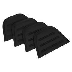 4Pcs Home Use Luggage Corner Trim Black Lightweight Suitcase Edge Covers