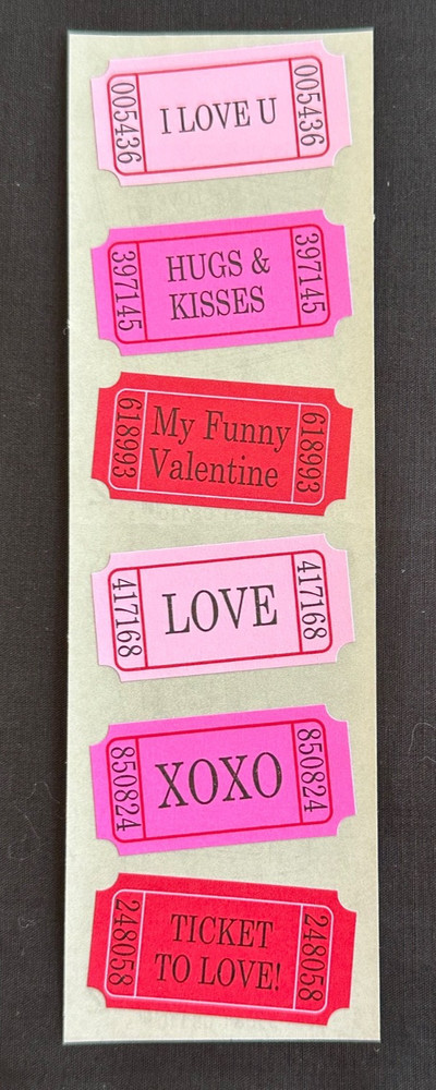 Mrs. Grossman Ltd Edition or Club Stickes ~ Valentine HEARTS~CUPCAKES~LoveBugs