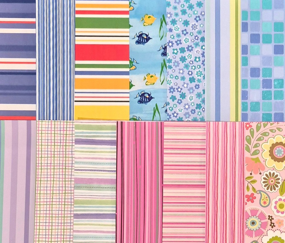 LOT of 28 Rare Vintage 12 x 12 Scrapbooking Papers (Collection S)