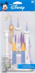 Licensed Disney Tinkerbell Magic Kingdom CASTLE stickers 67081 Fast FREE Ship!