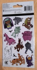 SCOOBY-DOO HALLOWEEN 54 STICKERS (4 Sheets) Multiple Designs NEW! Free Shipping!