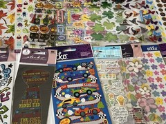 #1882 – LOT OF 20 STICKO STICKERS – SOME RARE – HALLOWEEN BUTTERFLY FALL & MORE