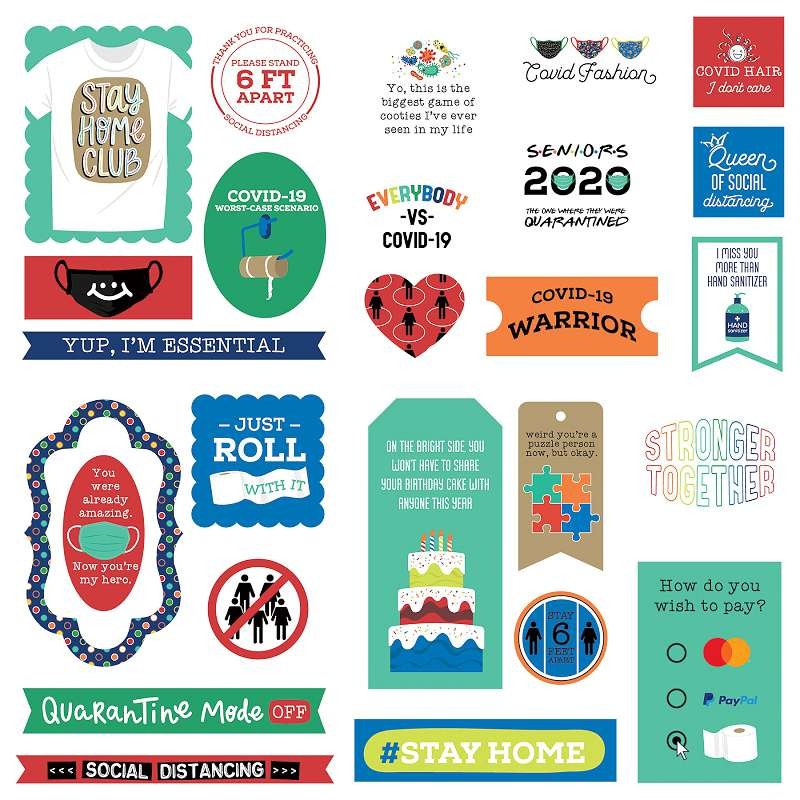 The New Normal Ephemera Cardstock Die-Cuts