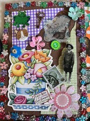 Junk Journal /scrapbook! 5 Vintage Junk Journal Ephemera. 5 Cards W/ Envelopes.