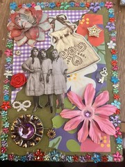 Memory Lane! 5 Vintage Junk Journal Ephemera Cards With Envelopes. Repurpose
