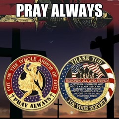 Put on the Whole Armor of God Coins 1.57″ Diameter 100 Pcs – Christian Prayer