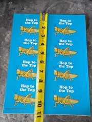 Vintage 90s MacMillan Encouraging Bugs Large Sticker Sheets 4 Sheets Lady Bugs
