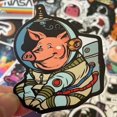 50pcs NASA stickers, Astronaut, Space, spaceship, FREE Shipping*